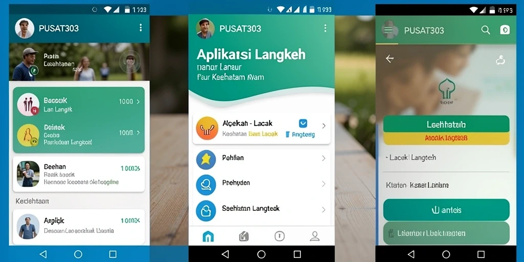 Tampilan antarmuka PUSAT303 yang sederhana dan informatif.