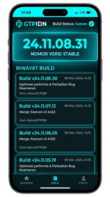 Riwayat Versi gtpidn untuk Pengguna Android